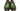 Paul Parkman Men's Hand-Painted Leather Derby Shoes in Green