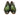 Paul Parkman Men's Hand-Painted Leather Derby Shoes in Green