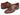 Paul Parkman Men's Leather Double Monkstraps in Brown in #color_