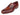 Paul Parkman Men's Hand-Painted Leather Penny Loafers in Tobacco & Bordeaux