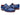 Paul Parkman Men's Leather Kiltie Monkstraps in Dual Tone Blue