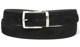 Pau Parkman Men's Suede Belt in Black