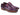 Paul Parkman Men's Ghillie Lacing Side Dress Shoes in Purple