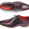 Paul Parkman Men's Plain Toe Leather Oxfords in Purple