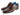Paul Parkman Men's Hand-Painted Leather Captoe Oxfords in Anthracite Brown in #color_