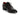 Paul Parkman Men's Hand-Painted Leather Derby Shoes in Anthracite Black