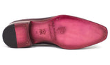 Paul Parkman Men's Leather Tassel Loafers in Purple
