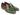 Paul Parkman Men's Hand-Painted Leather Tassel Loafers in Green in #color_