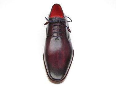 Paul Parkman Men's Plain Toe Leather Oxfords in Purple
