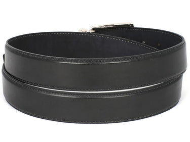 Paul Parkman Men's Hand-Painted Leather Belt in Black