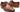 Paul Parkman Men's Hand-Painted Leather Derby Shoes in Brown