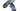 Paul Parkman Men's Hand-Painted Leather Derby Shoes in Blue & Brown