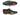 Paul Parkman Men's Side Sewn Leather Captoe Oxfords in Green & Yellow in #color_