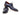 Paul Parkman Men's Hand-Painted Leather Derby Shoes in Blue & Navy in #color_