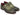 Paul Parkman Men's Hand-Painted Wingtip Monkstrap Brogues in Green in #color_
