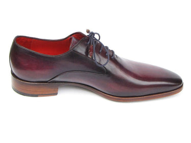 Paul Parkman Men's Plain Toe Leather Oxfords in Purple