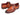 Paul Parkman Men's Hand-Painted Leather Apron Derby Shoes in Brown