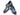 Paul Parkman Men's Hand-Painted Leather Derby Shoes in Blue & Brown