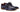 Paul Parkman Men's Hand-Painted Leather Derby Shoes in Blue & Navy