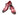 Paul Parkman Men's Hand-Painted Leather Wingtip Oxfords in Burgundy