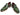 Paul Parkman Men's Hand-Painted Side Sewn Tassel Loafers in Green in #color_