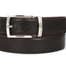 Paul Parkman Men's Hand-Painted Leather Belt in Dark Brown