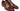 Paul Parkman Men's Hand-Painted Leather Captoe Oxfords in Camel & Red