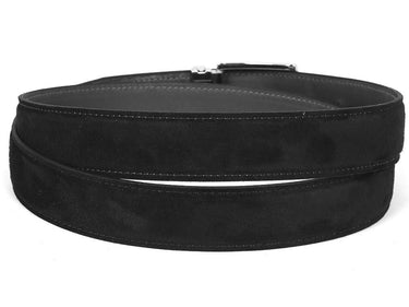 Pau Parkman Men's Suede Belt in Black