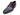 Paul Parkman Men's Medallion Toe Oxfords in Purple & Navy