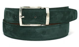 Pau Parkman Men's Suede Belt in Green