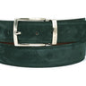Pau Parkman Men's Suede Belt in Green