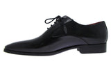 Paul Parkman Men's Leather Oxfords in Black