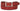 Paul Parkman Men's Croco-Embossed Calfskin Leather Belt in Reddish