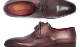 Paul Parkman Men's Hand-Painted Leather Derby Shoes in Mixed Color