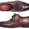 Paul Parkman Men's Hand-Painted Leather Derby Shoes in Mixed Color
