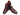 Paul Parkman Men's Croco-Embossed Leather Derby Shoes in Brown & Bordeaux