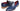 Paul Parkman Men's Hand-Painted Leather Tassel Loafers in Blue