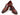 Paul Parkman Men's Hand-Painted Leather Penny Loafers in Bordeaux and Brown