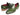 Paul Parkman Men's Hand-Painted Leather Tassel Loafers in Green in #color_