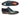 Paul Parkman Men's Hand-Painted Medallion Toe Leather Oxfords in Green & Purple in #color_