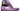 Paul Parkman Men's Hand-Painted Leather Wingtip Oxfords in Purple & Navy