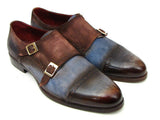 Antique Blue & Brown