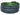 Paul Parkman Men's Hand-Painted Leather Belt in Dual Tone Blue & Green