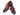 Paul Parkman Men's Hand-Welted Captoe Monkstraps in Purple & Burgundy in #color_