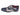 Paul Parkman Men's Hand-Painted Suede Captoe Oxfords in Navy & Beige