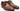 Paul Parkman Men's Hand-Painted Leather Derby Shoes in Brown