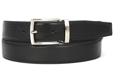 Paul Parkman Men's Hand-Painted Leather Belt in Black