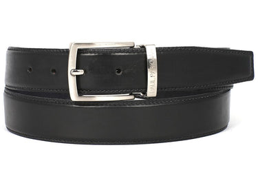 Paul Parkman Men's Hand-Painted Leather Belt in Black