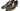 Paul Parkman Men's Hand-Painted Side Sewn Tassel Loafers in Green in #color_
