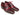 Paul Parkman Men's Side Handsewn Leather Captoe Oxfords in Red / Bordeaux in #color_